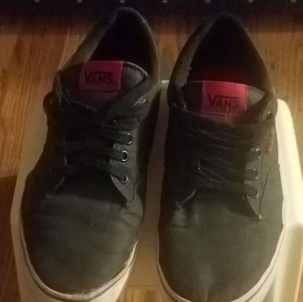 Red Bottom Vans